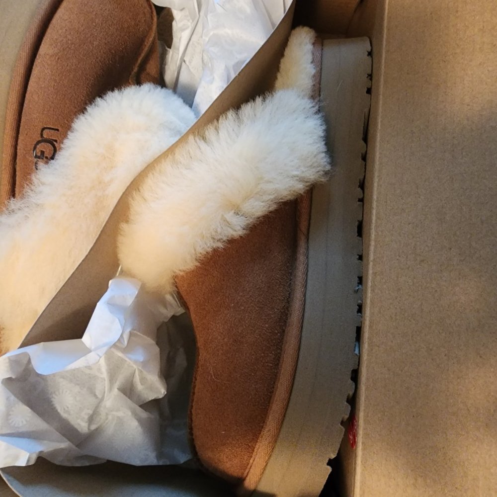 Ugg platform slippers